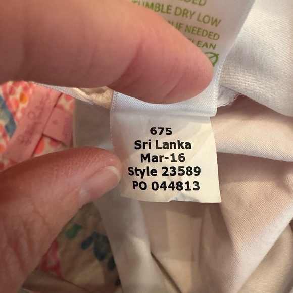 Lilly Pulitzer Marigold crab mini converted skirt 0 - Picture 8 of 8